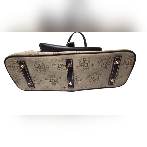 Dooney & Bourke Tan and Brown Vintage Bag - Picture 2 of 13